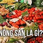 Sản Xuất Nông Sản Là Gì